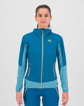 KARPOS Cyklistická větruodolná bunda - LAVAREDO W - modrá