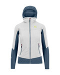 KARPOS Cyklistická větruodolná bunda - LAVAREDO W - bílá/modrá