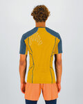 KARPOS Cyklistické triko s krátkým rukávem - LAVAREDO - žlutá/černá