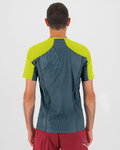 KARPOS Cyklistické triko s krátkým rukávem - LAVAREDO - zelená/žlutá