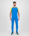 KARPOS Cyklistické triko s krátkým rukávem - LAVAREDO - modrá/žlutá
