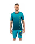 KARPOS Cyklistický dres s krátkým rukávem - VERVE - tyrkysová
