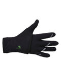 KARPOS Cyklistické rukavice dlouhoprsté - LAVAREDO - černá/zelená