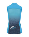 KARPOS Cyklistický dres bez rukávů - VERVE EVO - tyrkysová