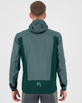 KARPOS Cyklistická větruodolná bunda - LOT EVO - zelená/černá