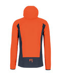 KARPOS Cyklistická větruodolná bunda - LOT EVO - oranžová/černá