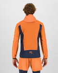 KARPOS Cyklistická větruodolná bunda - LOT EVO - oranžová/černá