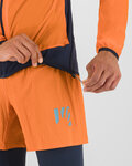 KARPOS Cyklistická větruodolná bunda - LOT EVO - oranžová/černá