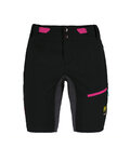 KARPOS Cyklistické kalhoty krátké bez laclu - VAL VIOLA - černá
