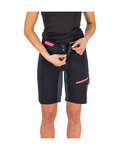KARPOS Cyklistické kalhoty krátké bez laclu - VAL VIOLA - černá