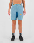 KARPOS Cyklistické kalhoty krátké bez laclu - VAL VIOLA - světle modrá
