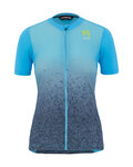 KARPOS Cyklistický dres s krátkým rukávem - VERVE EVO W - modrá