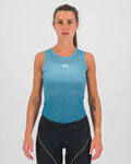 KARPOS Cyklistický dres bez rukávů - VERVE MESH - světle modrá