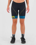 KARPOS Cyklistické kalhoty krátké bez laclu - VERVE EVO - černá/zelená