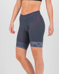 KARPOS Cyklistické kalhoty krátké bez laclu - VERVE EVO W - modrá/růžová