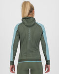 KARPOS Cyklistická zateplená bunda - LAVAREDO WINTER W - modrá/zelená