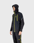 KARPOS voděodolná bunda - LAVAREDO RAIN - černá/zelená