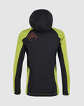 KARPOS Cyklistická větruodolná bunda - LAVAREDO WINTER KIDS - zelená/černá