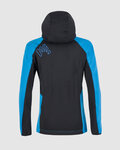 KARPOS Cyklistická větruodolná bunda - LAVAREDO WINTER KIDS - modrá/černá