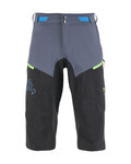 KARPOS Cyklistické kalhoty krátké bez laclu - VAL FEDERIA EVO - šedá/černá
