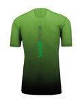 KARPOS Cyklistické triko s krátkým rukávem - VERVE MESH - černá/zelená