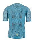 KARPOS Cyklistický dres s krátkým rukávem - VAL VIOLA - modrá/žlutá