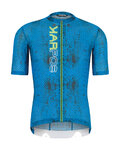 KARPOS Cyklistický dres s krátkým rukávem - VAL VIOLA - modrá/zelená
