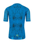 KARPOS Cyklistický dres s krátkým rukávem - VAL VIOLA - modrá/zelená