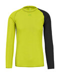 KARPOS Cyklistické triko s dlouhým rukávem - DINAMICO OCTA - žlutá/černá