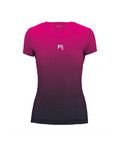 KARPOS Cyklistické triko s krátkým rukávem - VERVE MESH W - modrá/růžová