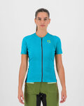 KARPOS Cyklistický dres s krátkým rukávem - PRALONGIA EVO W - modrá