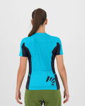 KARPOS Cyklistický dres s krátkým rukávem - PRALONGIA EVO W - modrá