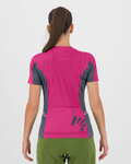 KARPOS Cyklistický dres s krátkým rukávem - PRALONGIA EVO W - růžová