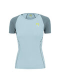 KARPOS Cyklistické triko s krátkým rukávem - LAVAREDO EVO W - modrá/šedá