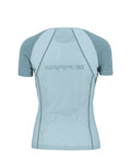 KARPOS Cyklistické triko s krátkým rukávem - LAVAREDO EVO W - modrá/šedá