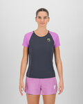 KARPOS Cyklistické triko s krátkým rukávem - LAVAREDO EVO W - černá/růžová