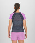 KARPOS Cyklistické triko s krátkým rukávem - LAVAREDO EVO W - černá/růžová