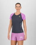 KARPOS Cyklistické triko s krátkým rukávem - LAVAREDO EVO W - černá/růžová