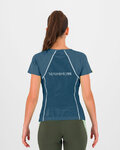 KARPOS Cyklistické triko s krátkým rukávem - LAVAREDO EVO W - modrá