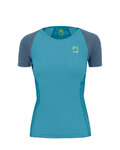 KARPOS Cyklistické triko s krátkým rukávem - LAVAREDO EVO W - modrá