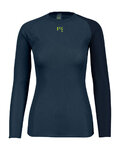 KARPOS Cyklistické triko s dlouhým rukávem - DINAMICO OCTA W - modrá