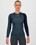 KARPOS Cyklistické triko s dlouhým rukávem - DINAMICO OCTA W - modrá