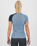 KARPOS Cyklistické triko s krátkým rukávem - DINAMICO OCTA W - modrá