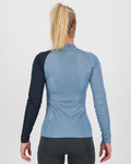 KARPOS Cyklistické triko s dlouhým rukávem - DINAMICO OCTA W - modrá