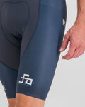 SPORTFUL Cyklistické kalhoty krátké s laclem - PETER SAGAN BODYFIT CLASSIC - modrá