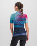 SPORTFUL Cyklistický dres s krátkým rukávem - PETER SAGAN SUPERGIARA - modrá/růžová