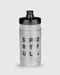 SPORTFUL Cyklistická láhev na vodu - BOTTLE 550ML - transparentní/černá