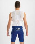 SPORTFUL Cyklistické kalhoty krátké s laclem - TOTAL ENERGIES BODYFIT - modrá