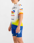 SPORTFUL Cyklistický dres s krátkým rukávem - TOTAL ENERGIES KIDS - bílá/vícebarevná