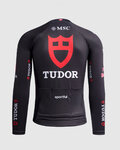 SPORTFUL Cyklistický dres s dlouhým rukávem letní - TUDOR SUPERNOVA - černá